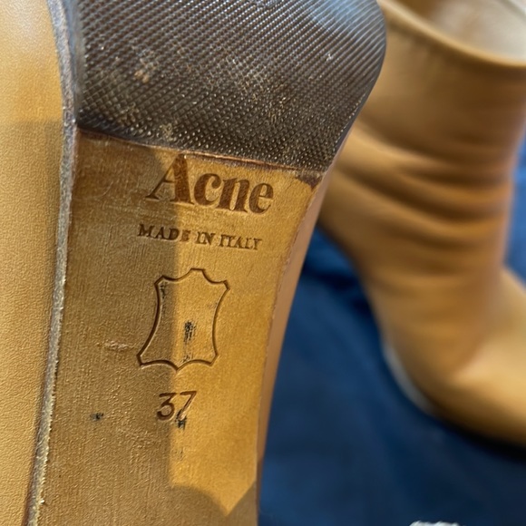 Acne studio leather boots - Picture 2 of 8